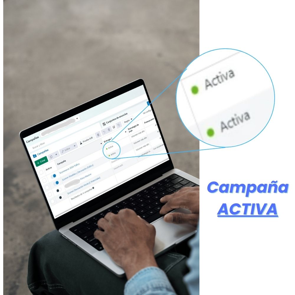 META Pro 7 1000 X 1000 Campaña activa laptop